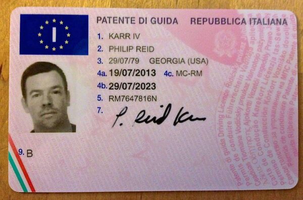 Buy Italy Drivers license online