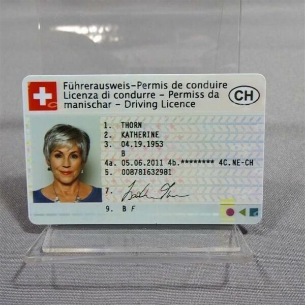 Buy Swiss driver's license without written test