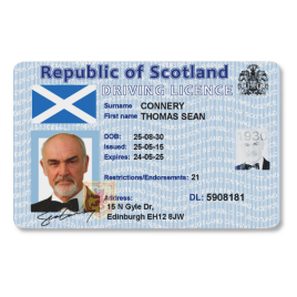 Scotland driving license online